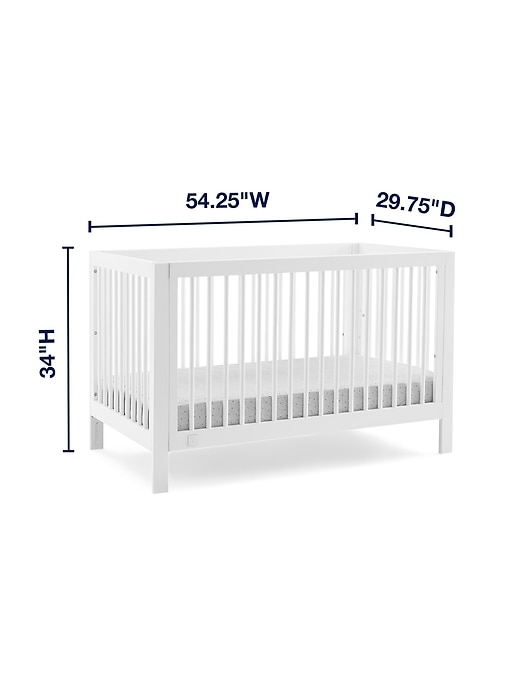 Image number 6 showing, babyGap Charlie Crib with Grey Dots and Stripes Bedding Bundle