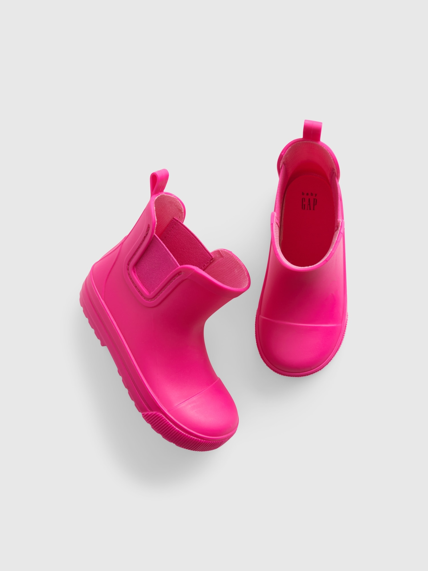 Gap Babies' Toddler Neon Rain Boot In Super Pink Neon
