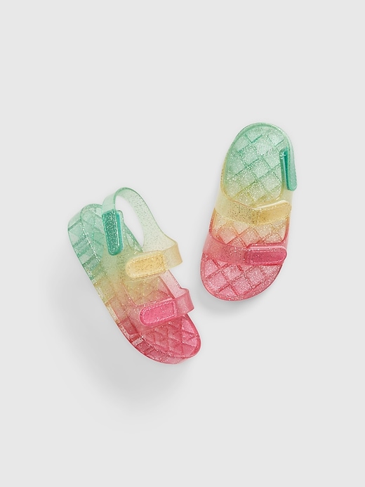 Oshkosh rainbow sale jelly sandals