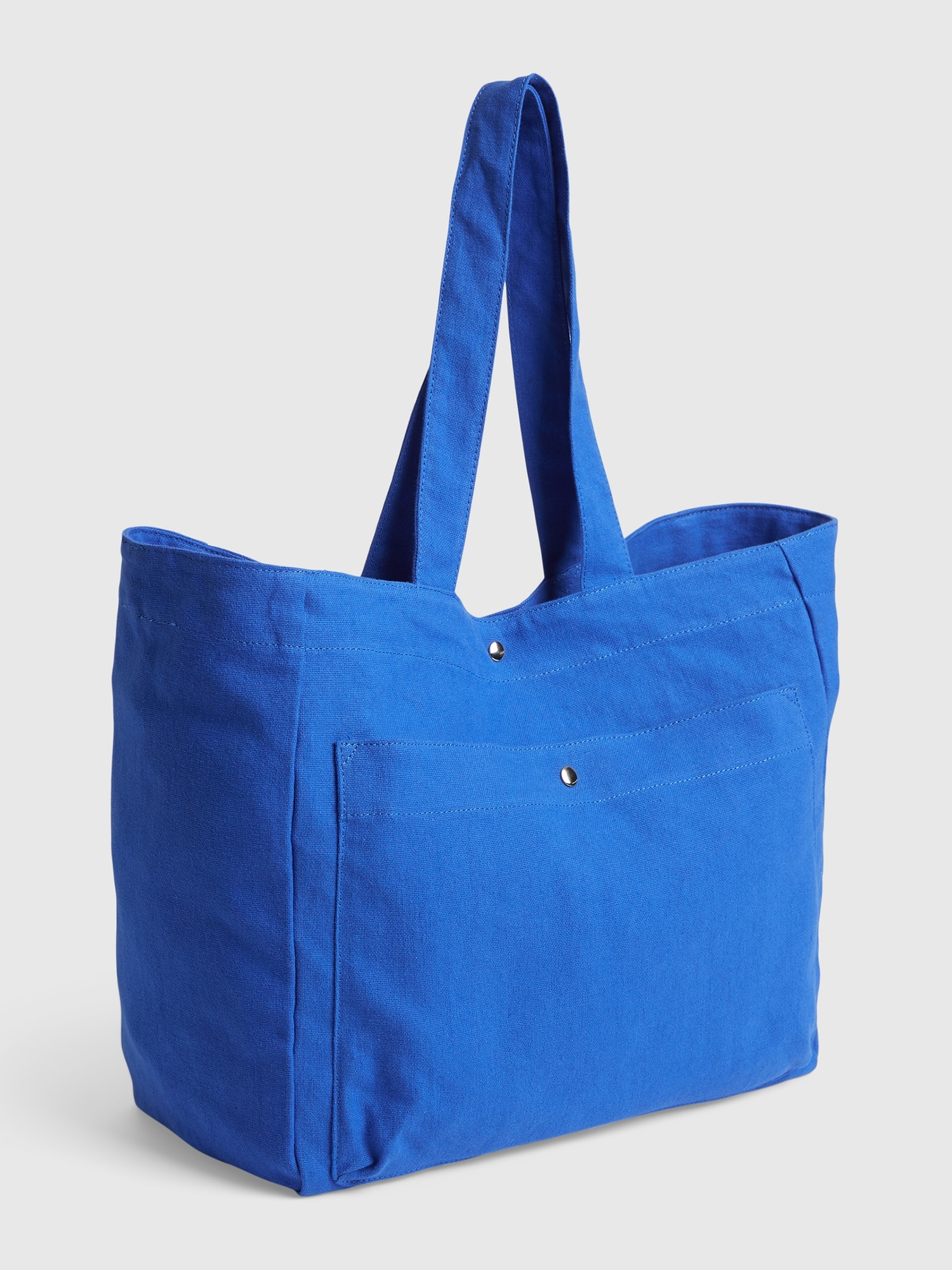 Gap Linen-Cotton Tote Bag blue. 1