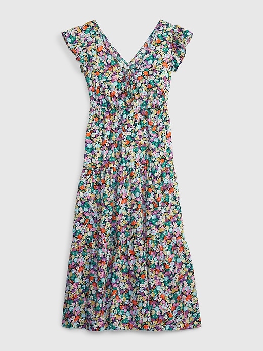 Flutter Sleeve Maxi Dress | Gap