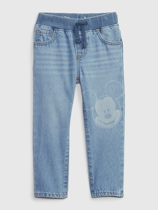 Discurso Adecuado Araña de tela en embudo babyGap | Disney Mickey Mouse Pull-On Slim Jeans with Washwell | Gap