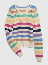 Graphic Laundry Crewneck Sweater - Multi Colour