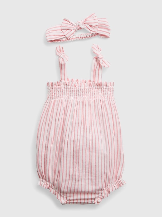 Baby Crinkle Gauze Stripe Outfit Set | Gap