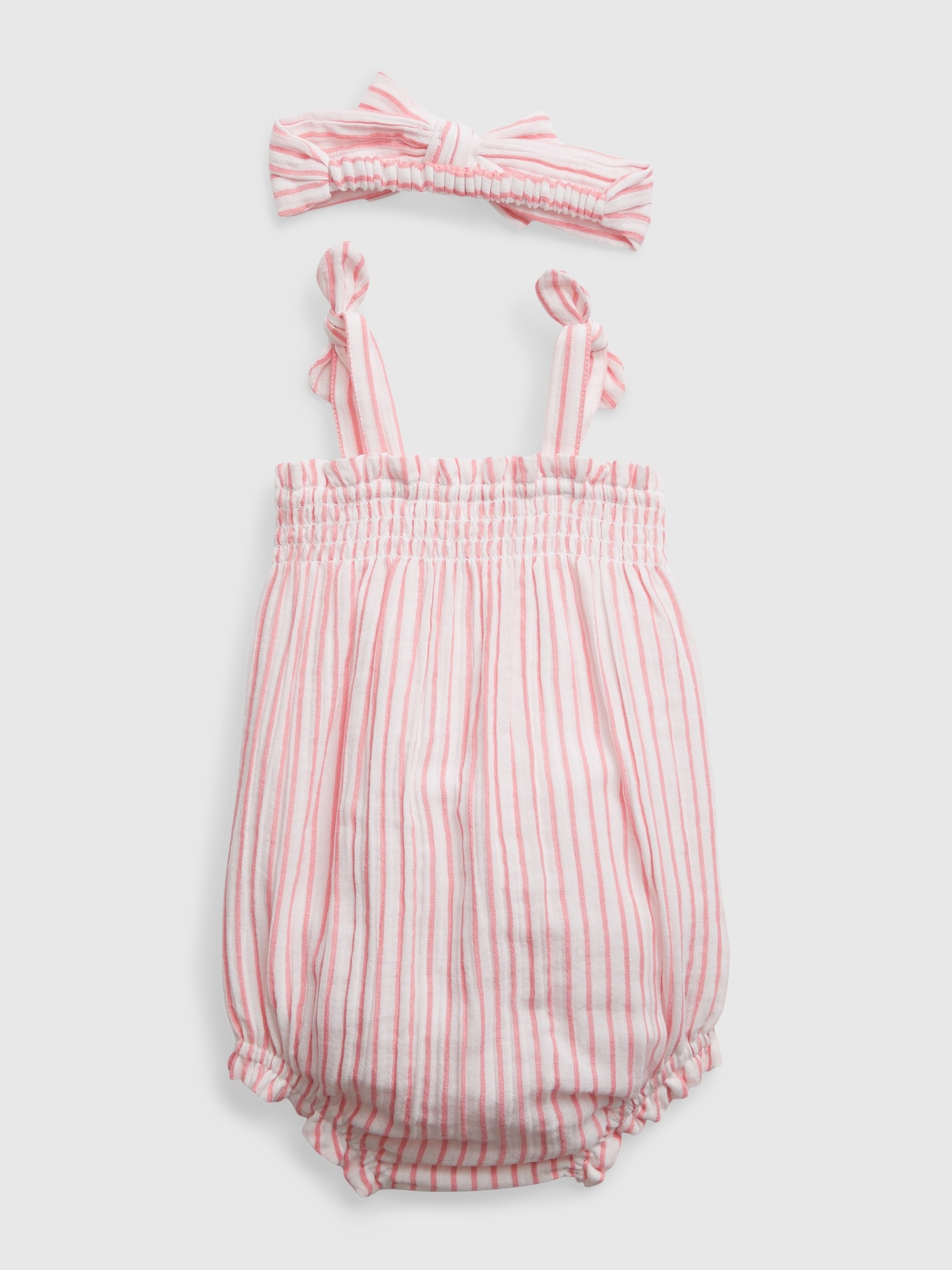 Baby Crinkle Gauze Stripe Outfit Set | Gap