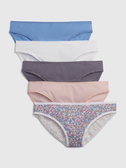 Organic Stretch Cotton Bikini 5 Pack Gap 4475