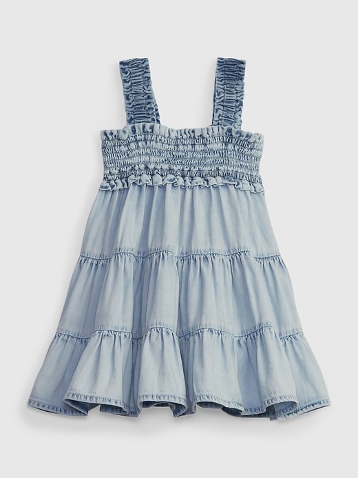 Baby Tiered Denim Dress with Washwell | Gap
