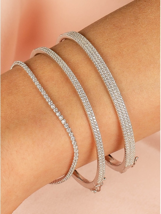 Image number 3 showing, Classic Thin Tennis Bracelet