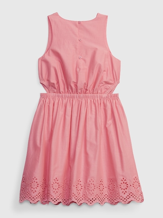 Kids Eyelet Cutout Dress | Gap