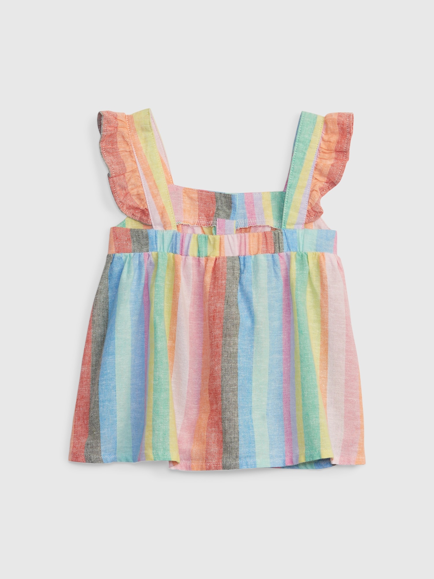 Toddler Linen-Cotton Stripe Tank Top | Gap