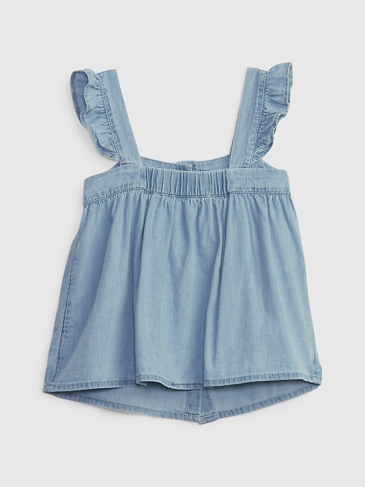 Image number 2 showing, Toddler Denim Tank Top with Washwell