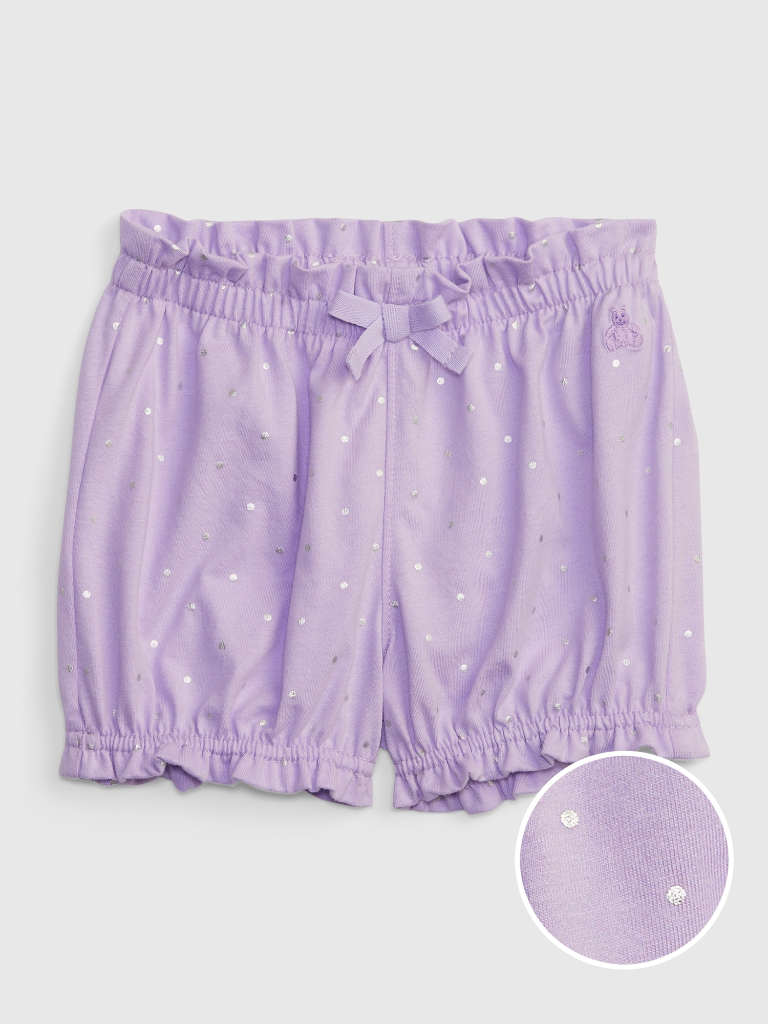 Gap Baby 100% Organic Cotton Mix and Match Pull-On Shorts purple. 1