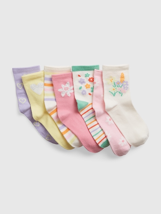 View large product image 1 of 1. Kids Crew Socks (7-Pack)