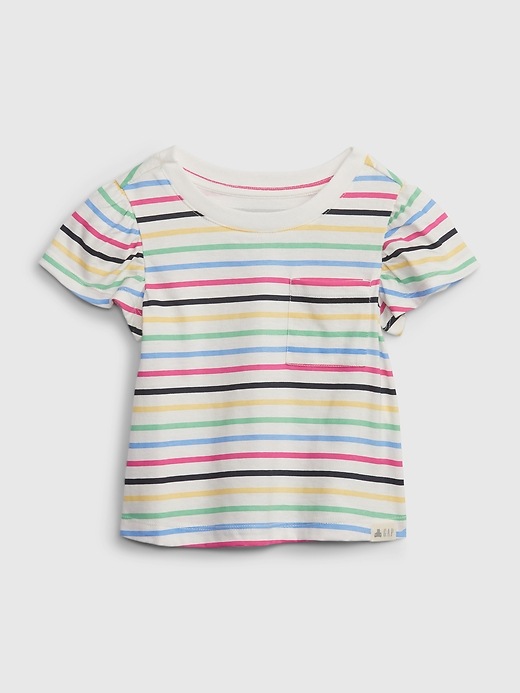 View large product image 1 of 1. Toddler 100% Organic Cotton Mix and Match Pocket T-Shirt