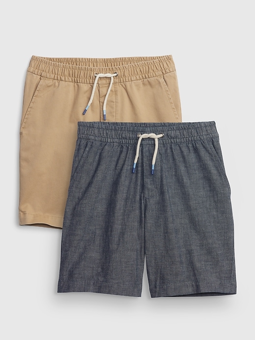 Image number 1 showing, Kids Easy Pull-On Shorts (2-Pack)