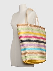 Gap woven hot sale straw bag