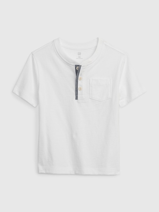 Image number 1 showing, Toddler Henley Pocket T-Shirt