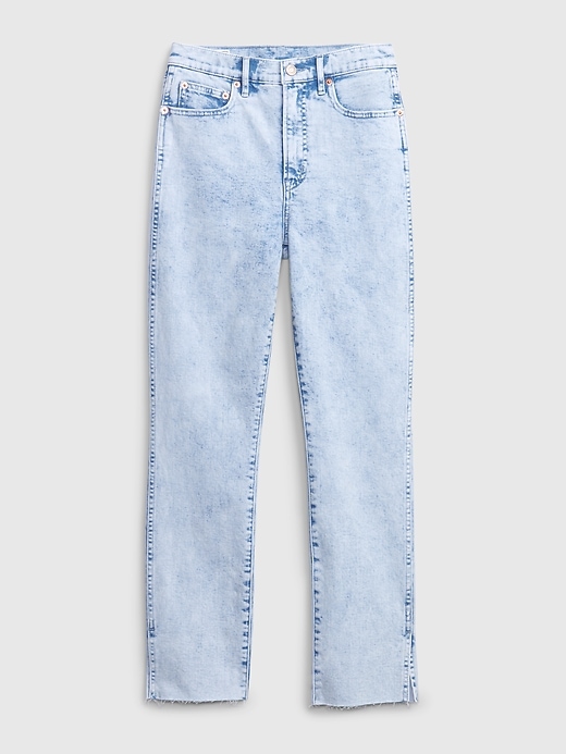 Image number 6 showing, High Rise Split-Hem Vintage Slim Jeans
