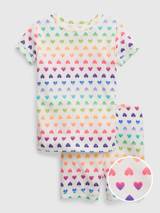 Image number 5 showing, babyGap Organic Cotton Stripe PJ Shorts Set