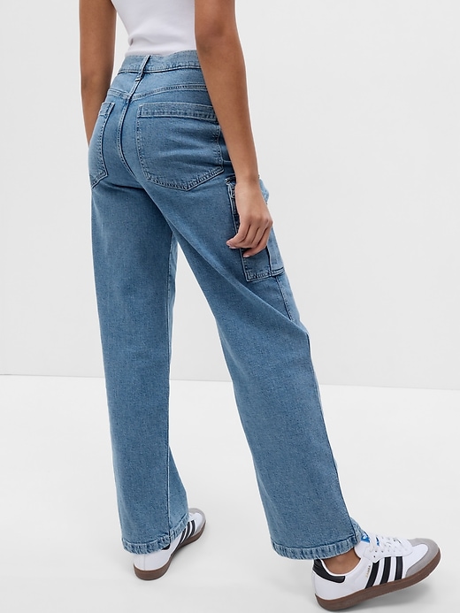 Image number 2 showing, Mid Rise '90s Loose Cargo Jeans