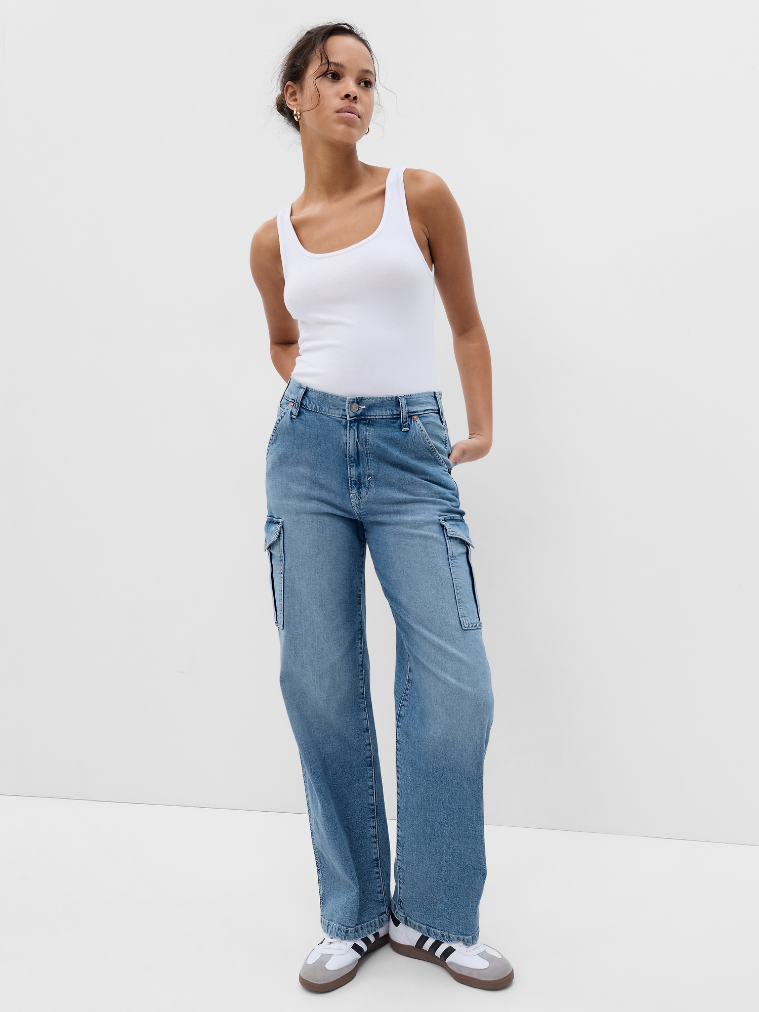 Fashion Cargo Pants Women's Jeans 2022 New Fashion Baggy Jeans Denim  Overalls 90s Low @ Best Price Online