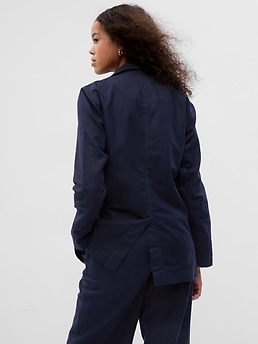 Gap deals linen blazer