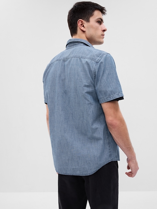 Image number 4 showing, Chambray Shirt with Washwell