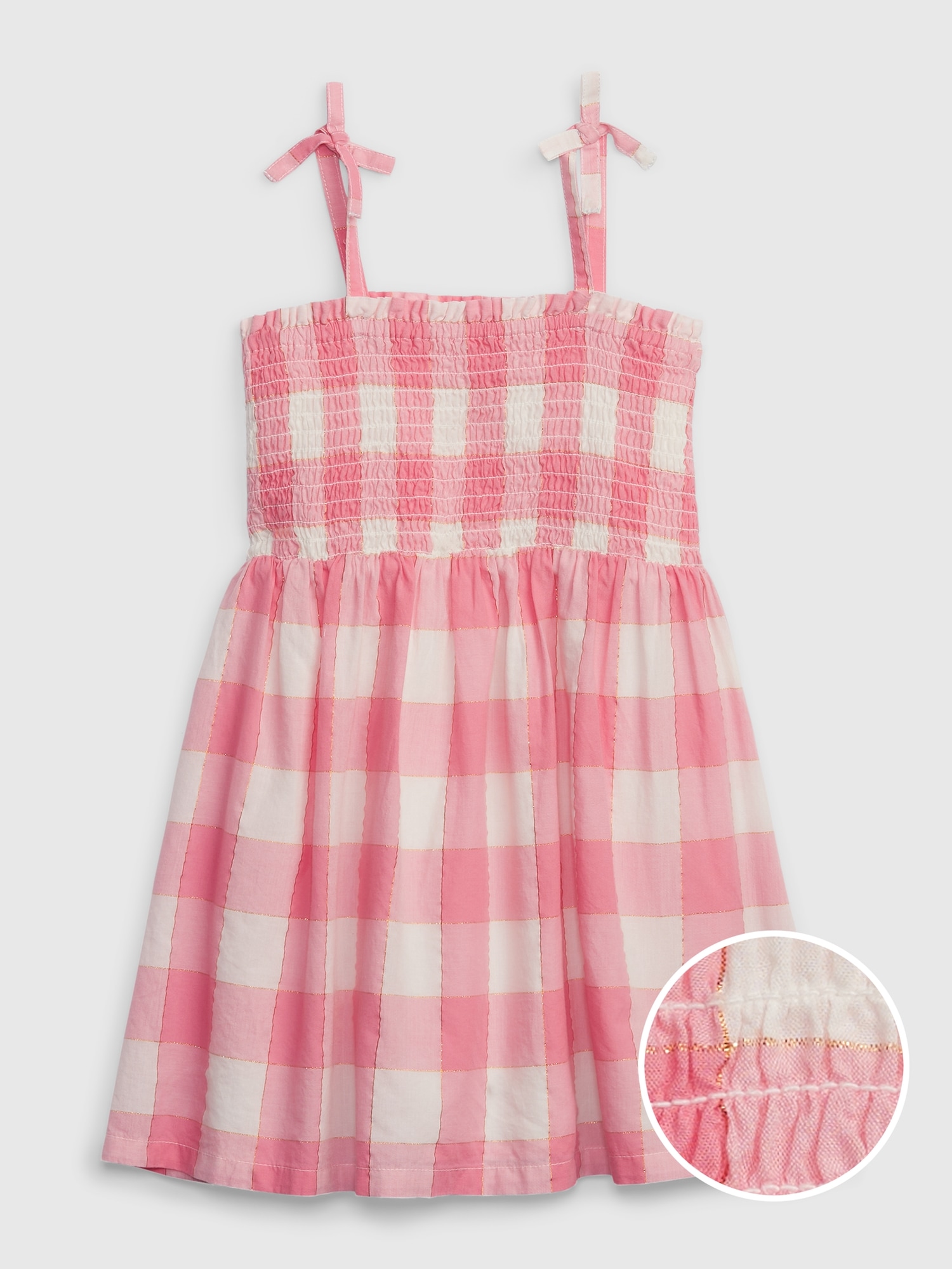  Pink and White Gingham Dress Toddler Girls Plaid Dress Pink and  White Checkered Dress for Kids Pink Gingham Plaid Dress Smocked Fly Sleeve  Summer Ruffle Dresses Beach Sundress Pink-Ruffle 6-12 Months