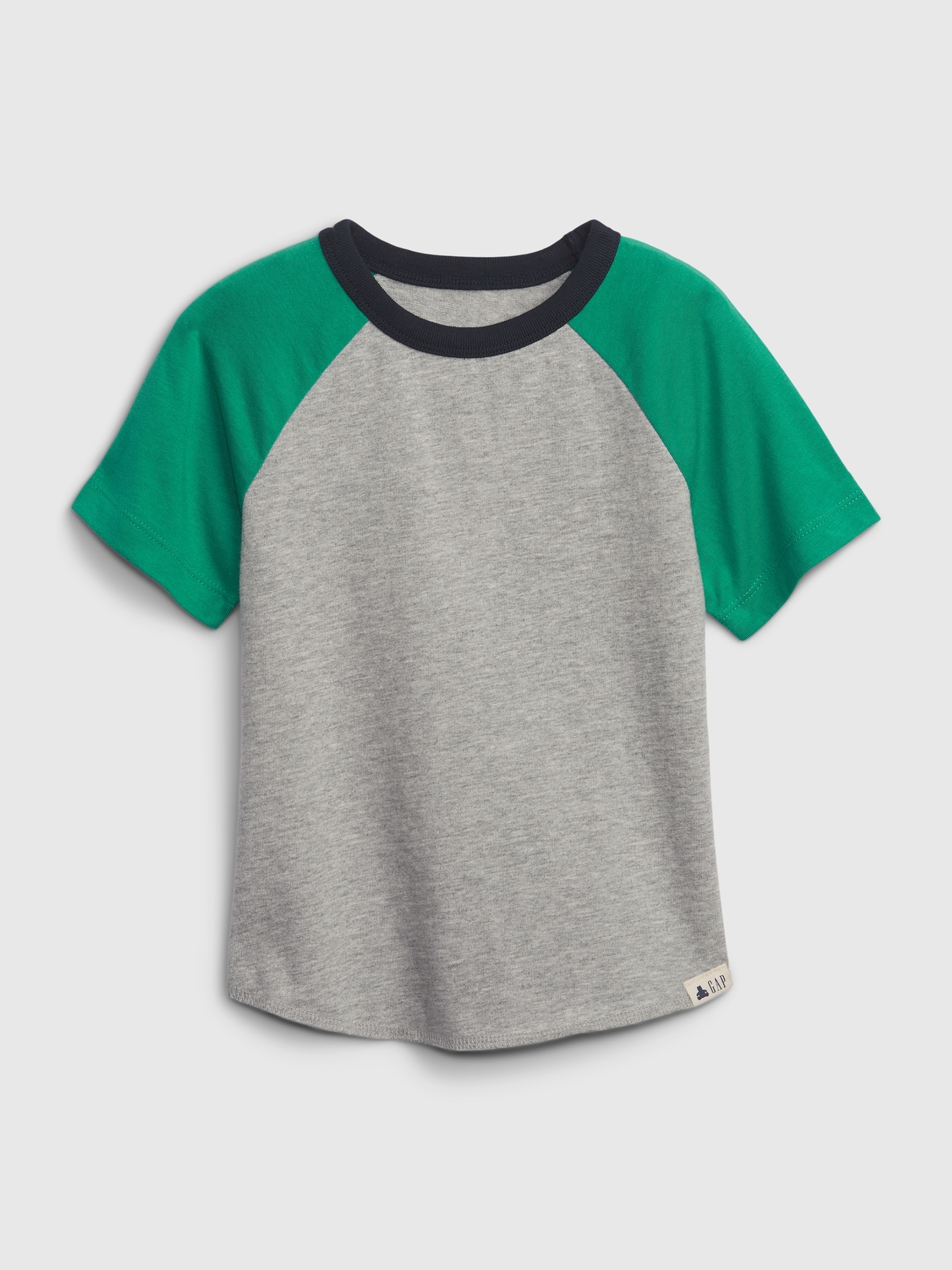 Gap Toddler 100% Organic Cotton Mix and Match Raglan T-Shirt gray. 1