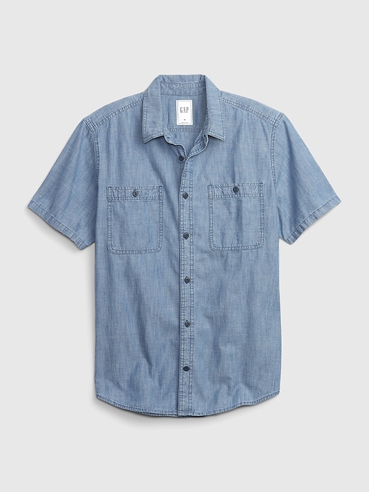 Image number 3 showing, Chambray Shirt with Washwell