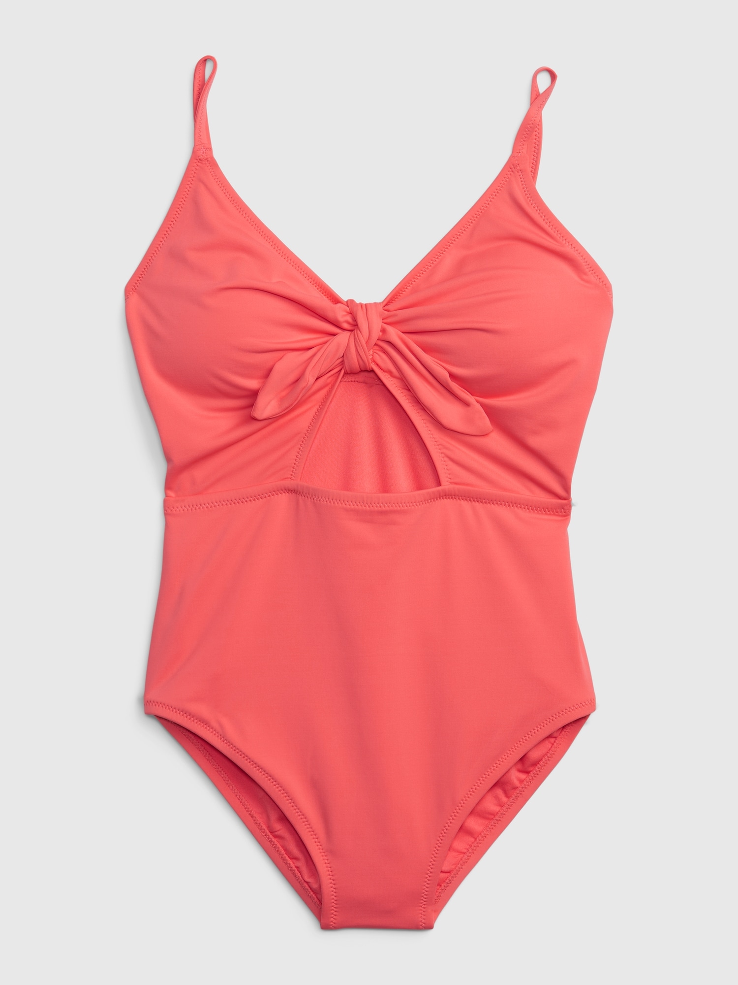 Bunny Tie Cutout One Piece Swimsuit Gap 