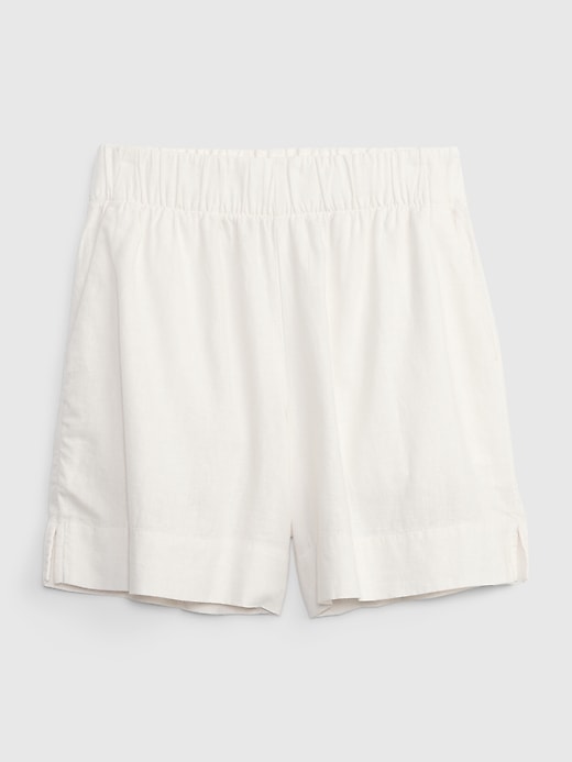 Image number 6 showing, Linen-Blend Pull-On Shorts