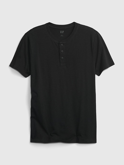 Image number 4 showing, Slub Cotton Henley T-Shirt