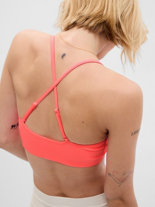 Image number 2 showing, Seamless Rib Triangle Bralette