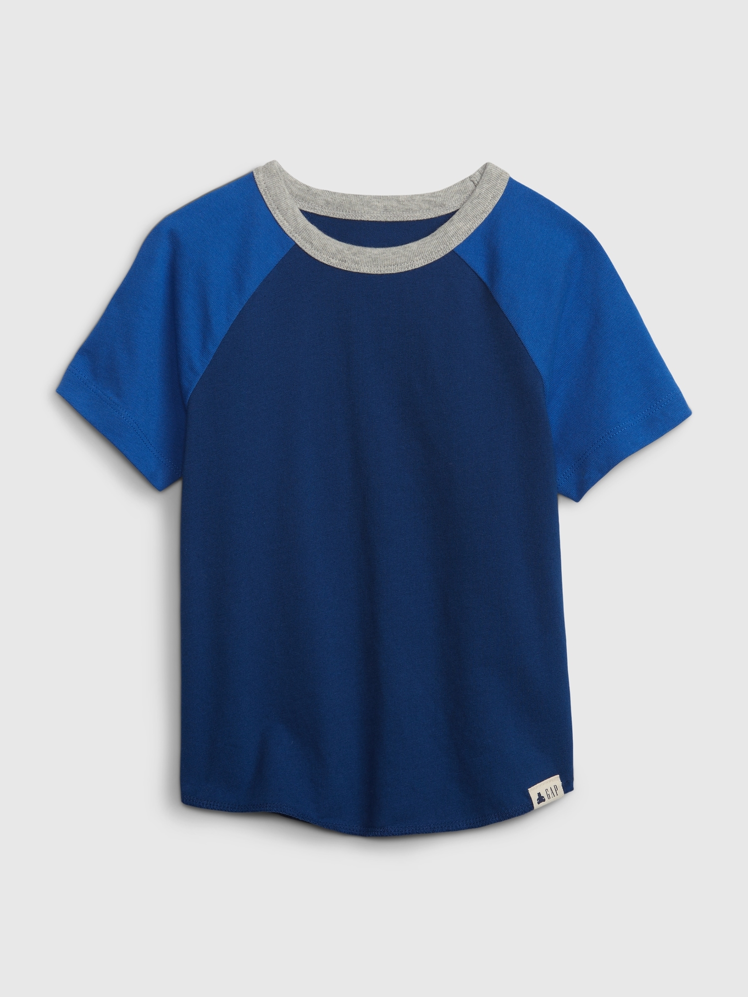 Gap Toddler 100% Organic Cotton Mix and Match Raglan T-Shirt blue. 1