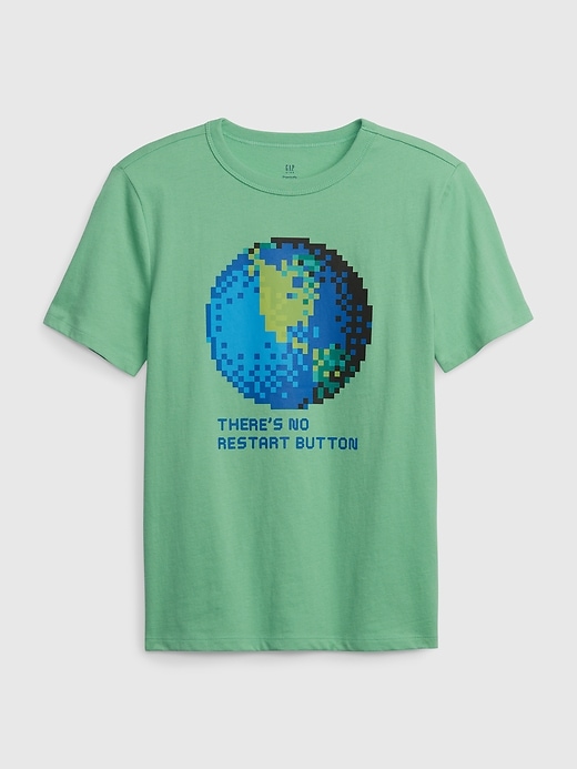 Image number 1 showing, Kids Organic Cotton Graphic T-Shirt