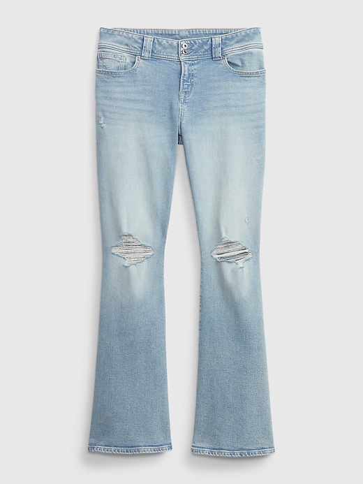 Low Rise Patchwork Baggy Jeans