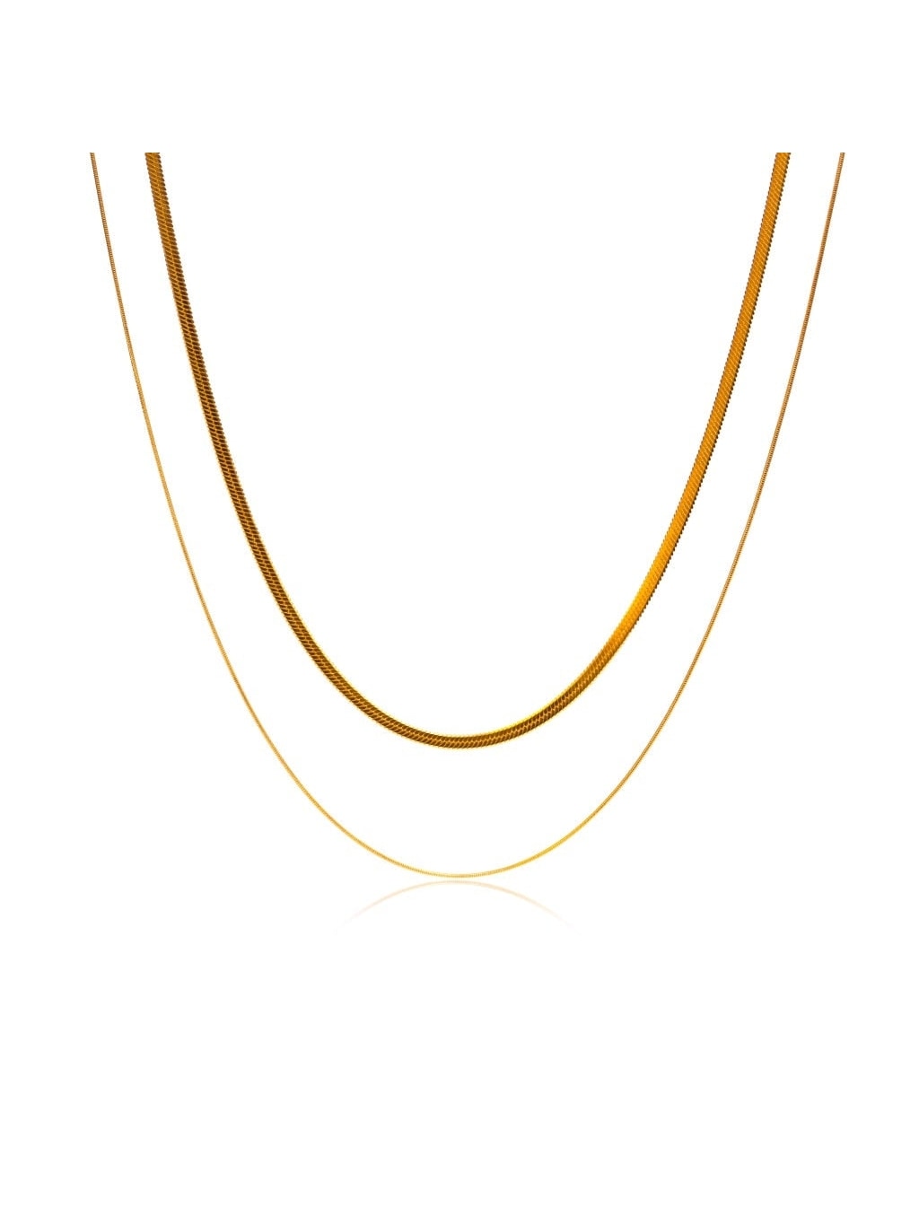 Gap Level Necklace gold. 1