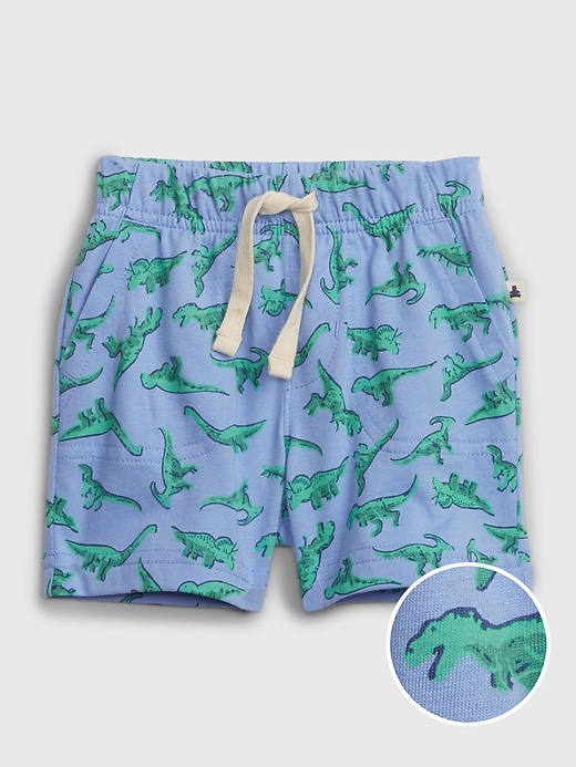 Image number 1 showing, Baby Organic Cotton Mix and Match Pull-On Shorts
