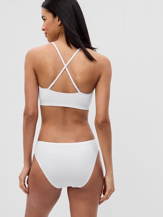 Image number 2 showing, Seamless Rib Triangle Bralette