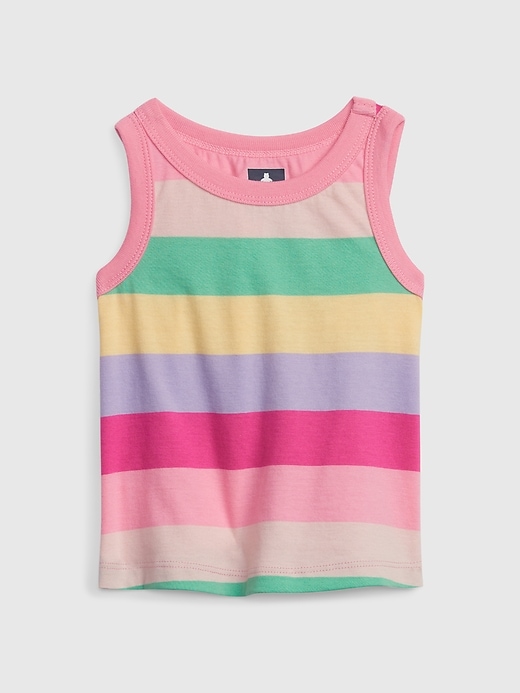 Image number 1 showing, Toddler Organic Cotton Mix and Match Graphic Tank Top