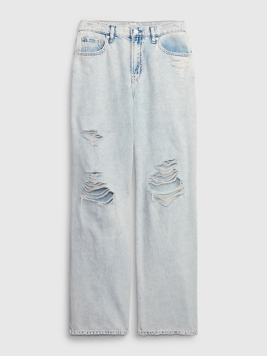 Gap - PROJECT GAP Low Rise Patchwork Baggy Jeans with Washwell blue