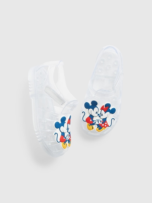 View large product image 1 of 1. babyGap &#124 Disney Mickey Mouse Jelly Sandals