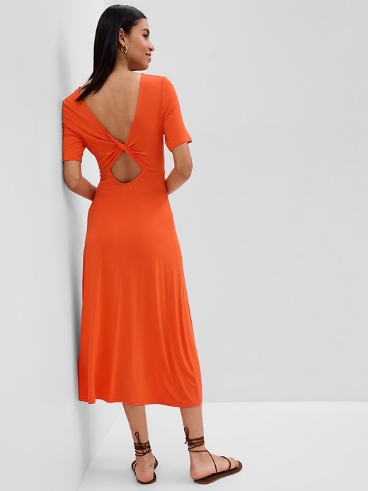 Image number 2 showing, Cutout Maxi T-Shirt Dress