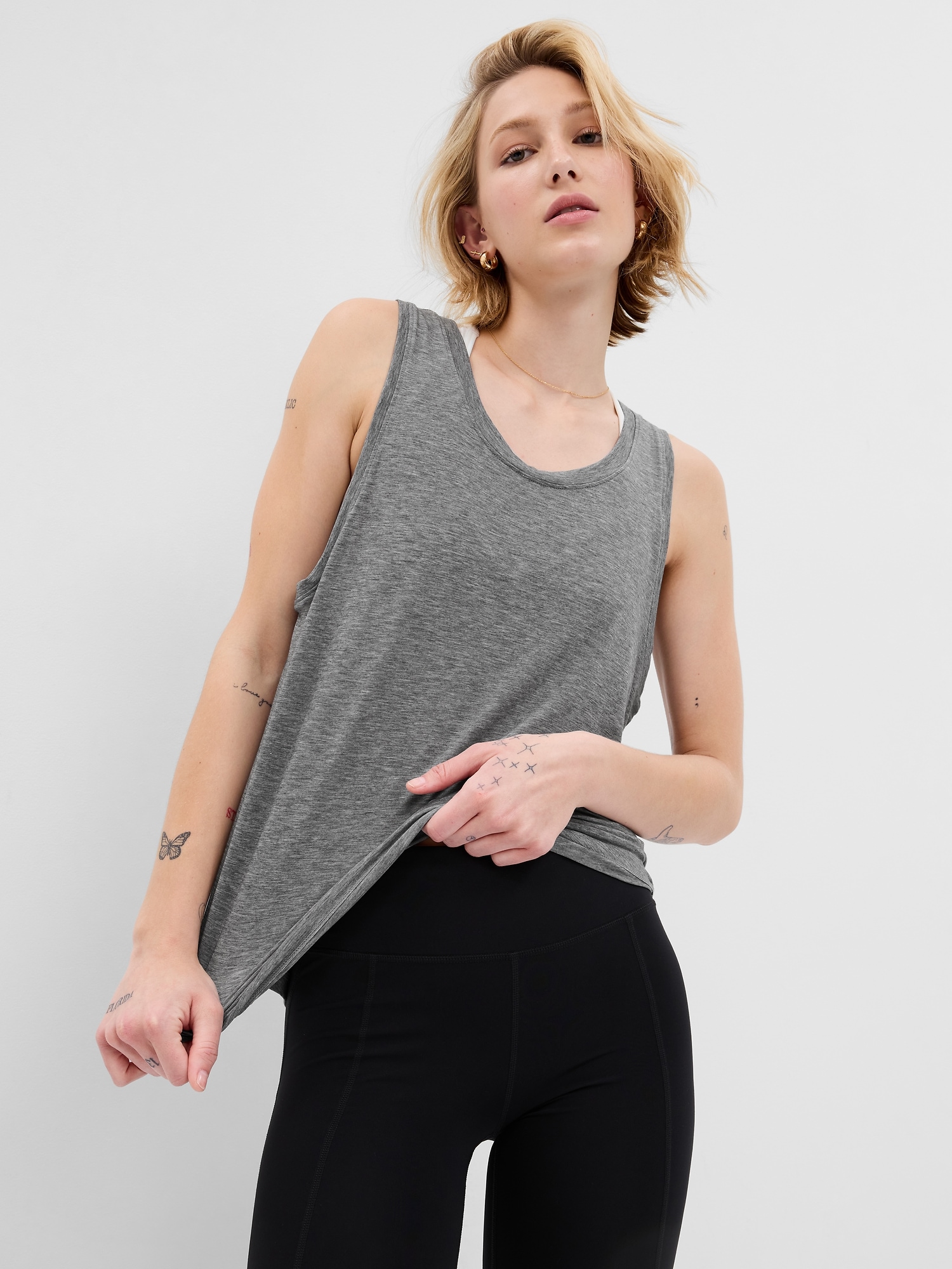 Breathable Ribbed Yoga Sport Clothes For Women Sleeveless T Shirt