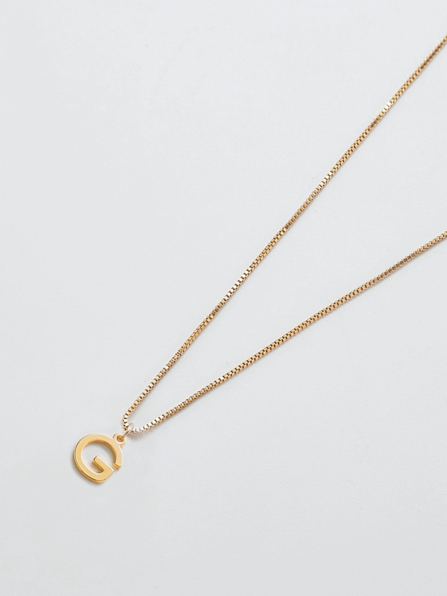 Gap Gold Dainty Initial Necklace multi. 1