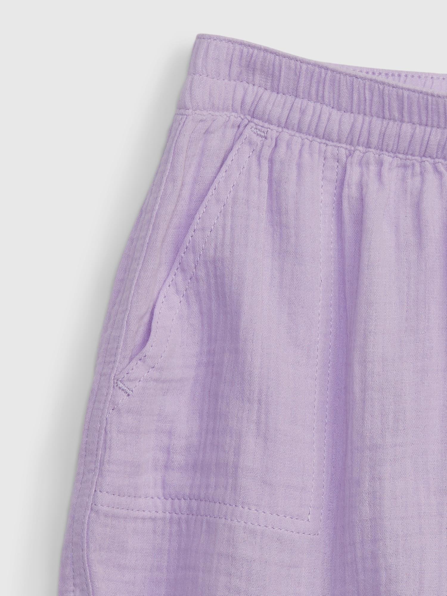 Kids Crinkle Gauze Pull-On Shorts | Gap