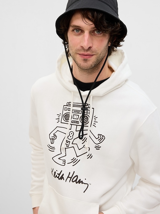 View large product image 1 of 1. Gap &#215 Keith Haring Graphic Hoodie