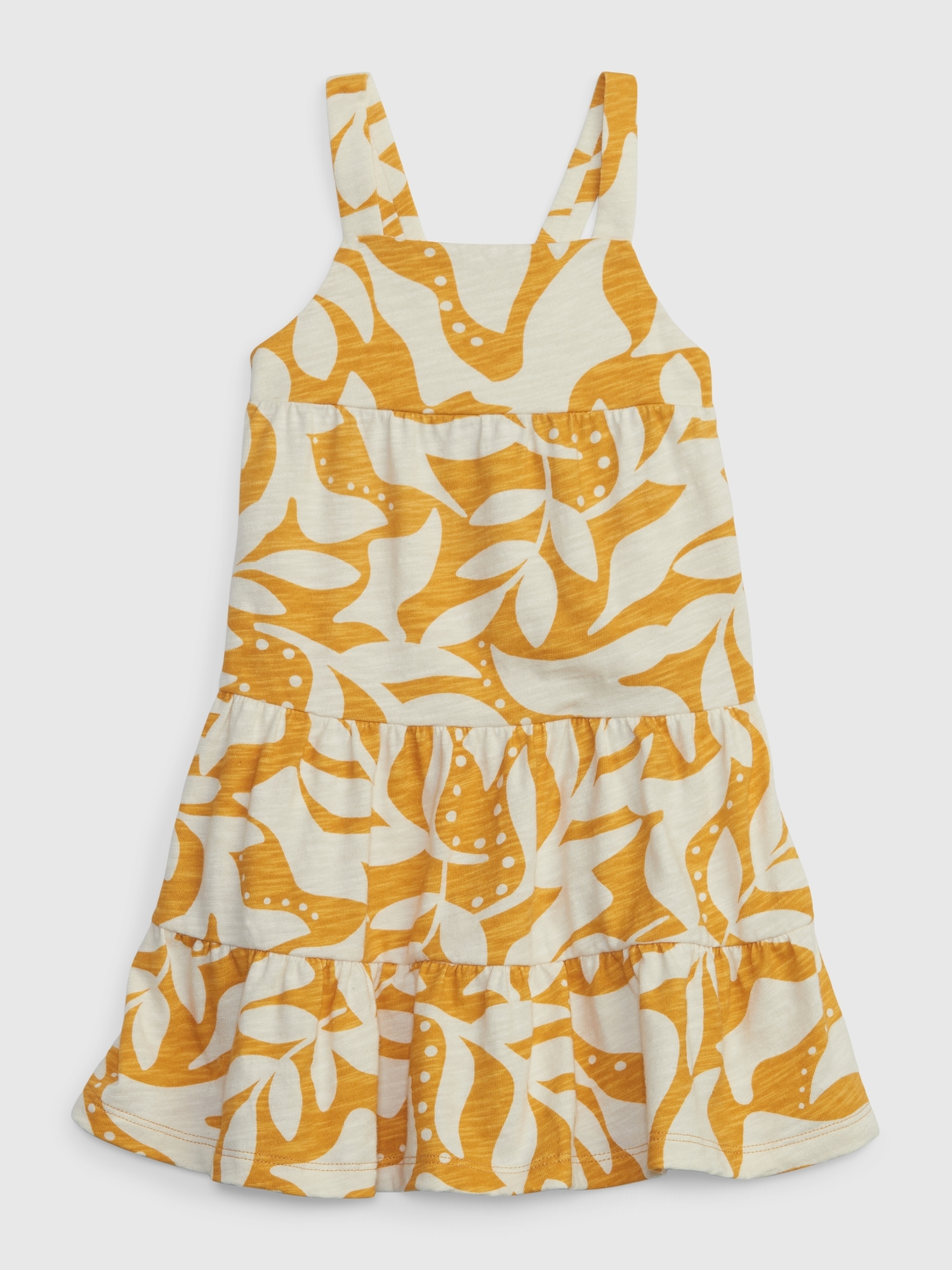 Gap Toddler Tiered Dress gold. 1