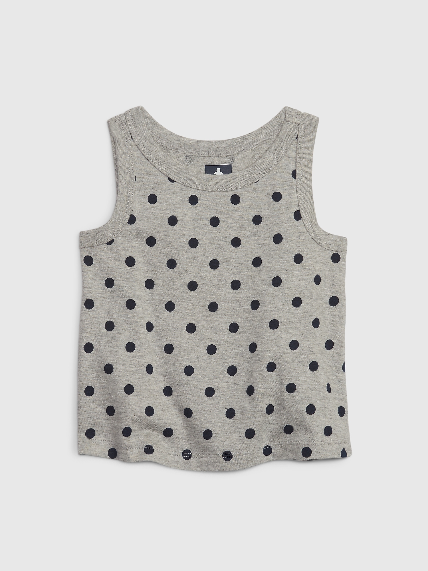 Gap Toddler Organic Cotton Mix and Match Tank Top gray. 1